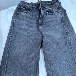 Black American Eagle Mom jeans